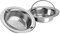 PEIUJIN 2PCS Stainless Steel Kitchen Sink Strainer with Handle, Diameter of 85mm/3.35, Drain Filter Strainer Kitchen Sink Portable Filter, Large Size for UK Sinks (3.35 2pcs)