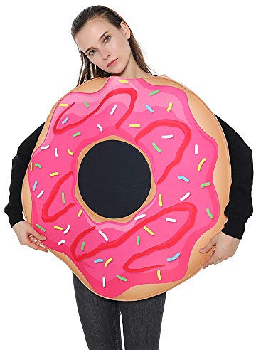 EraSpooky Krapfen Donut Nahrung Erwachsene Kostüm Kinder Snacks Lustige Herren Damen Kostüm Outfits