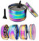 INHEMING Herb Grinder,Zinc Alloy Rainbow Grinder for Dry Herb and Tobacco,4 Part-1.9 x 1.4 Inch