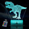 3D Lampe JQGO Illusion Lampe LED Nachtlicht, 3D Optische Täuschungs lampe, Dimmbare 3D Nachtlicht mit 16 Farben Ändern und Fernbedienung, Geburtstags und Weihnachtsgeschenke für Kinder (Dinosaurier)