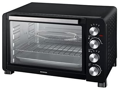 Horno convección sobremesa INFINITON HSM-30N45 - Negro, 45 litros, 2000W, Temperatura hasta 230ºC, Temporizador hasta 60 minutos, Horno portátil.