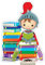 Farbklecks-Collection Musikboxregal Buchritter - passend für Toniebox - Regal mit Platz für Box sowie 30-35 Figuren