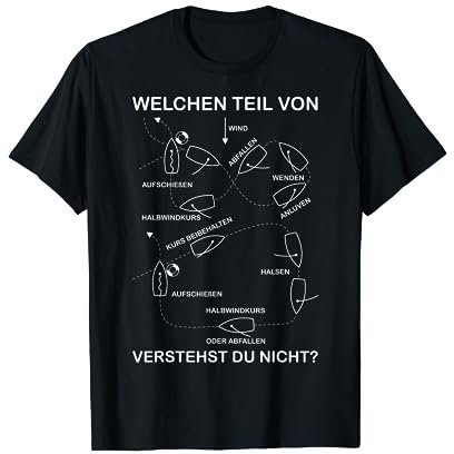 Mann über Bord Manöver | Lustiges Segler T-Shirt
