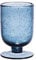 TABLE PASSION - Verre à pied gordes bullé 25 cl bleu (lot de 6)