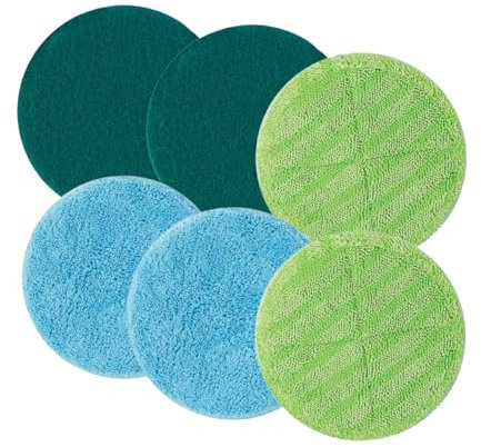 ROTALIB ROTALIB01R, Disques nettoyants, Polyester, Bleu Blanc, 27 cm