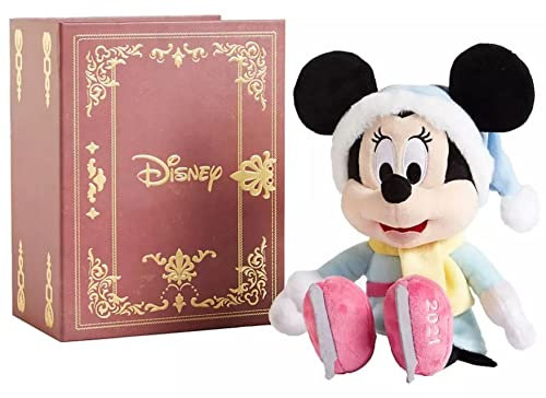 Disney Store 2021 Minnie Mouse Plush Collectable Decoration in Book Box