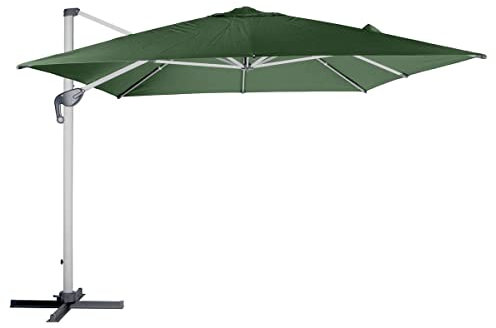 Hespéride - Parasol déporté rectangulaire Équador Vert Olive