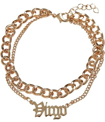 Urban Classics Unisex Zodiac Golden Anklet
