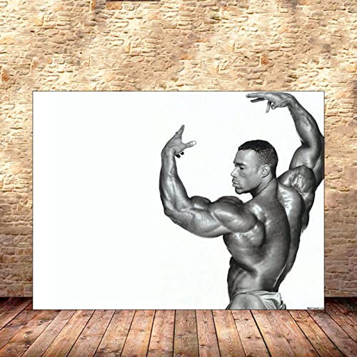 Hnyjyfa Kevin Levrone Poster Kraftprotz Bodybuilding Poster Trainings Poster Haus Fitness Deko Mann Übungs Motivzitat Gemäldedrucke Inspirierendes Wand Bilder Gym Poster 0318385