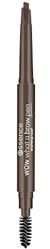 essence wow what a brow pen waterproof, Eye Pencil, Augenbrauenstift, Nr. 03 Dark Brown, braun, sofortiges Ergebnis, matt, vegan, wasserfest, Mikroplastik Partikel frei (0,2g)