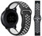 Lonkenn 22mm Silikon Armband für Garmin Forerunner 265/Forerunner 255/Vivoactive 4/Venu 3, Verstellbares Uhrenarmband, Sport Ersatzarmbänder für Xiaomi Redmi Watch 5 Lite/Xiaomi Watch S4-Schwarz