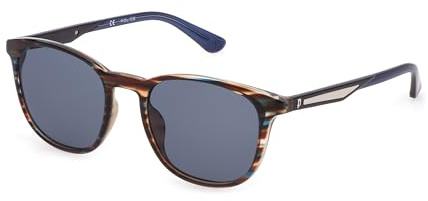 Police Unisex SPLF18 Sunglasses, Blue, 53