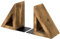 Serre-Livres Serre-Livres décoratifs 2 pièces Support de Livre de Bureau Triangulaire avec Anneau de tonalité en Laiton Multifonction résistant antidérapant for la Maison de Bureau