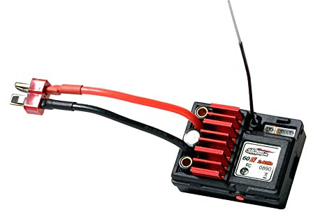 Graootoly Elektronischer Geschwindigkeitsregler ESC 55-ZJ06 für 9155 9156 Xinlehong 9155 9156 1/12 RC Auto Ersatzteile