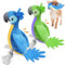 ROSAUI Dog Toys, 2PCS Plush Squeaky Cockatoo Dog Toy - Interactive and Dental Cleaning Pet Chew Toy for All Breed Sizes Dog