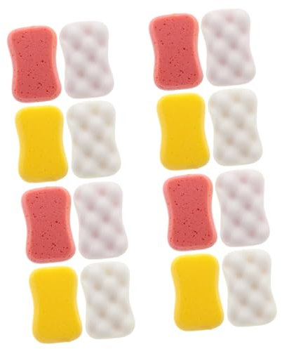 Beaupretty 16piezas Esponjas Exfoliantes De De y Amigables Accesorios De Cuidado Para Aleatorios