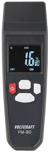 VOLTCRAFT FM-80 Materialfeuchtemessgerät Messbereich Baufeuchtigkeit (Bereich) 0.20 bis 2.0% Messbereich Holzfeuchtigk