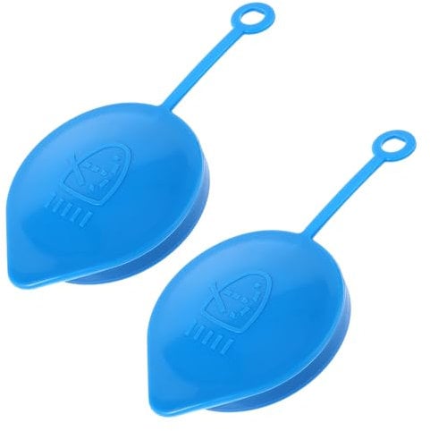 2 PCS Screen Wash Cap Blue Car Windshield Wiper Reservoir Water Tank Bottle Cap, Automotive Windshield Washer Fluid Lid Cap Cover Accessories Replacement for Accord Civic Crv Crx, 38513-Sb0-961