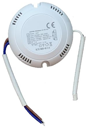 Alimentatore driver LED per Lampada soffitto - Piazza Rotonda 18W-24W 220V Pannello trasformatore LED Alimentazione driver trasforma non isolata per luci incasso a LED