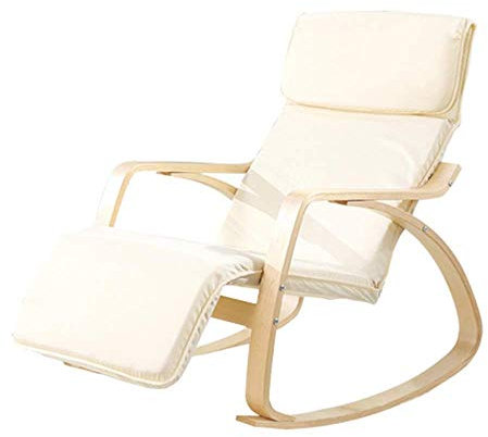 GAROEN Schaukelstühle Nordic Schaukelstuhl Sessel Schaukelstuhl Balkonstuhl Liegestuhl Europäischer Stuhl Loungesessel Empfangsstuhl