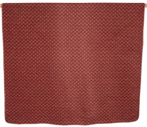 David Fussenegger Kurzflor- Wohndecke Savona 'Faux Uni' 150 x 200 cm Bordeaux - Rot