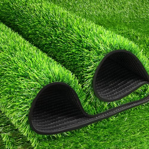 QNDUGJFER Gazon Artificiel Gazon Artificiel, Tapis de Gazon synthétique réaliste Gazon d'été 2x5m Gazon Artificiel pour Jardin Pelouse Paysage (Couleur : Vert, Taille : 2x5m (6.56x16.4ft))