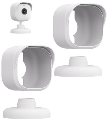 Camera Case for Blink Mini 2 Camera (2024) Silicone Cover Waterproof Protective Cover, White