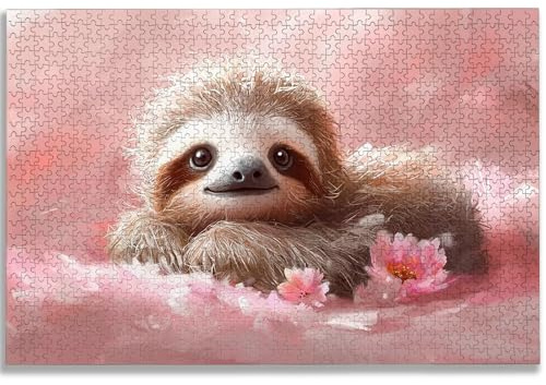 Puzzle 3000 Teile Faultiere, Puzzle 3000 Teile Erwachsene, Holzpuzzle Erwachsene mit Exquisiter Verpackungsbox, Klassische Puzzles Tier für Die Ganze Familie, Groß Puzzles für Geschenke, Dekor, -2039