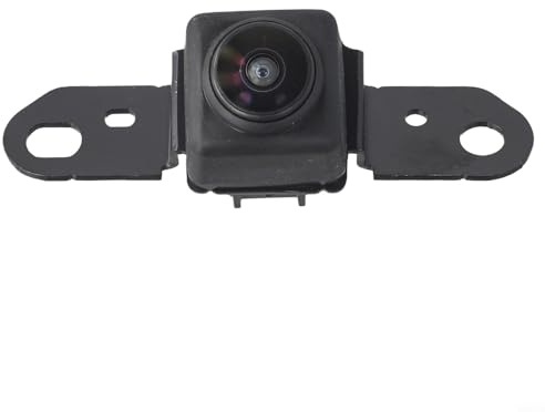 Durashmall Caméra de stationnement avant de voiture en ABS noir 12 V pour Nissan Qashqai J11 et Rogue OEM 284F1HV02A Installation facile Montage sur grille avant Aide au stationnement