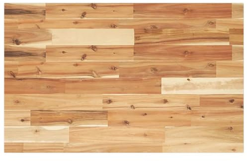 FMPGJLYH Massivholz Schreibtischplatte 100x50x2 cm Akazie geölt Arbeitsplatte für Schreibtisch Waschtisch Werkbank Holzplatte Rechteckig