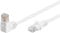 electrosmart® RJ45 CAT 5e Ethernet Cable Straight to 90 Degree Right Angled Connector – Colour: White (5m)