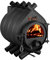 Warmluftofen Kanuk® Original 7 kW - Werkstattofen - Schwedenofen - Zulassung für Deutschland, Österreich und Schweiz - BimSchV (ohne Seitenverkleidung, ohne Untergestell)