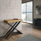 Itamoby Diago Small console extensible, chêne naturel et anthracite L. 90 x H. 77 x P. 40 cm (extensible jusqu'à 196 cm)
