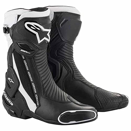 Alpinestars SMX Plus v2 Stivali moto, nero/bianco, 45
