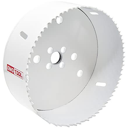 MaxTool 6-1/4 Bi-Metal Hole Saw 159mm Cobalt High Speed Steel M42 Bimetal Holesaw with 1.5 Deep 5/8-18 Thread for Metal Wood Plastic; BM42W38R616A