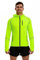 time to run Thermo-Laufjacke für Herren mit Frontreißverschluss Kapuze und Taschen XXL Limonengrün