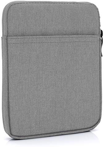 MyGadget Bolsa de Nylon para Tablet hasta 10,5 Pulgadas - Estuche Acolchado para 19,5 x 26 cm - como iPad Air | Pro, Samsung Galaxy Tab A7 - Sleeve in Gris