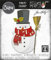 Sizzix Thinlits Stanzschablonen 16PK Winston, koloriert von Tim Holtz, 665569, One Size