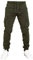 Toocool Pantalons pour Hommes, Pantalon Cargo en Coton pour Hommes, Pantalon avec Poches Latérales, Pantalons de Travail G6538 [32/TG 42,G6601 Vert]