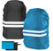 flintronic Housse de Sac à Dos, 2 Packs Couverture Anti-Pluie Impérmeabile, Housse de Protection Réfléchissante Étanche Anti-Poussière Résistant à l'abrasion pour Camping Randonnée Voyage Cyclisme