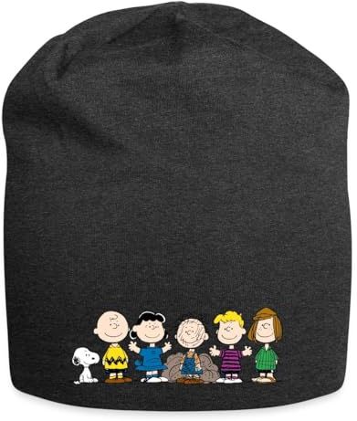 Spreadshirt Peanuts Snoopy Und Seine Freunde Jersey-Beanie