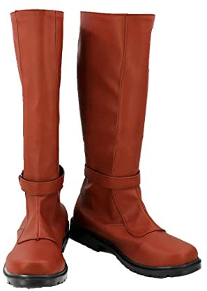 RUIRUICOS Obi Wan Kenobi Jedi Brown Version Cosplay Shoes Boots est Custom Made For Hallowee Christmas 41 ObiWan