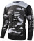 MTB Trikot,Herren Langarm MountainbikeShirt,Motocross-Shirt Langarm | MX MTB Mountainbike (Black,XS)