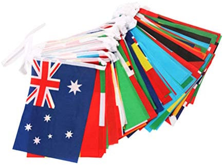 Saite 100 Internationale Wimpelketten 100 Ländern Fahnen Welt Fahnen Bunting Welt Fahnen Wimpel International Flags Banner International Flag Bunting Welt Land Fahnen Ammer Flagge