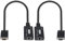 XMSJSIY Extenseur VGA sur Cat5e/6, VGA mâle vers RJ45 Ethernet LAN Extender Convertisseur Répéteur de signal pour HDTV HDPC PS4 STB 1080p jusqu'à 60 m (1 émetteur + 1 récepteur)