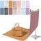 Generic 7Pcs 14Patterns Fotografie Hintergrund Papier mit Stand, 34x23in doppelseitige Foto Tischplatte Backdrops Requisiten für Lebensmittel Schmuck Kosmetik Make-up (Rosa Lila Blau)