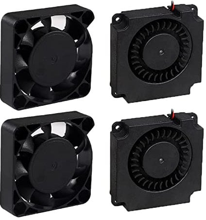 ALAMSCN 2PCS 4010 40mm Brushless Cooling Fan 24V + 2PCS 40mm Blower Fan 24V 3D Printer Fan 40x40x10mm Compatible with Ender 3 / Ender 3 pro/Ender 3 V2/Ender 5 Series
