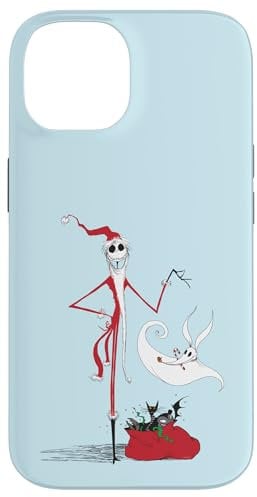 iPhone 14 Disney Nightmare Before Christmas Holiday Jack & Zero Case
