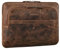 STILORD 'Haven' 2-in-1 Laptop Hülle 14 Zoll Leder Vintage Laptoptasche MacBook Sleeve und Platz für 12,7 Zoll Tablet Tasche Echtleder Schutzhülle, Farbe:mittel - braun