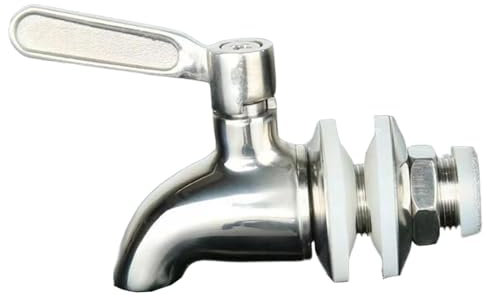 Baoblaze Spigot for Beverage Dispenser Water Jug Spigot Party Bar Easy to Install Cafe Replacement Faucet for Water Pitcher Juice, Alloy steel